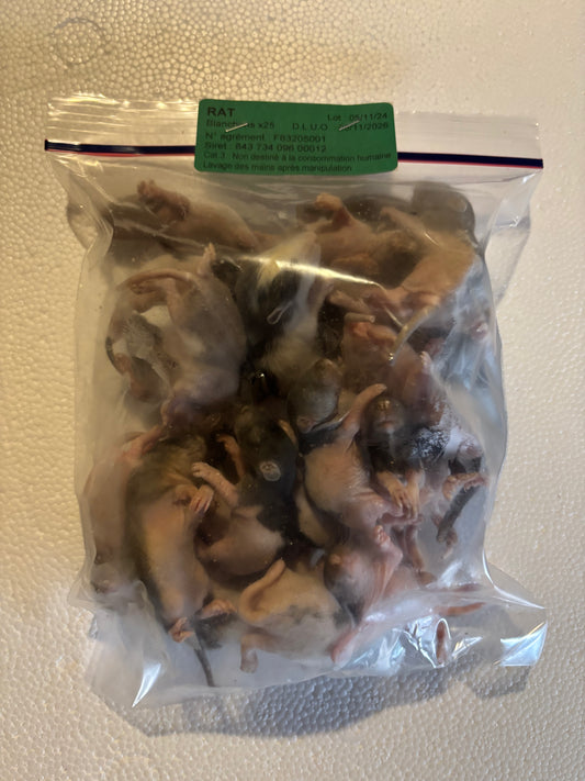 Rats blanchons 10/25g X25